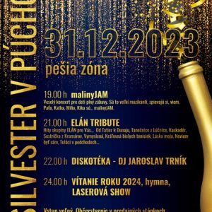 SILVESTER V PÚCHOVE 2023 - pešia zóna