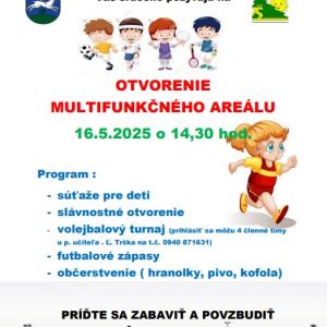 Slávnostné otvorenie multifunkčného ihriska v Dolnej Marikovej